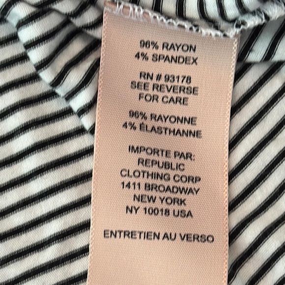 Philosophy Striped Black and White Women's Top xl - Picture 4 of 8